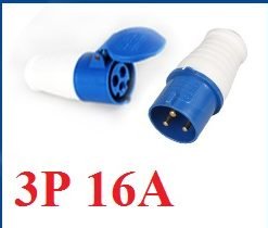 Alternative view of Phích cắm công nghiệp 3 pha di động  SH-013 16A 220v IP44